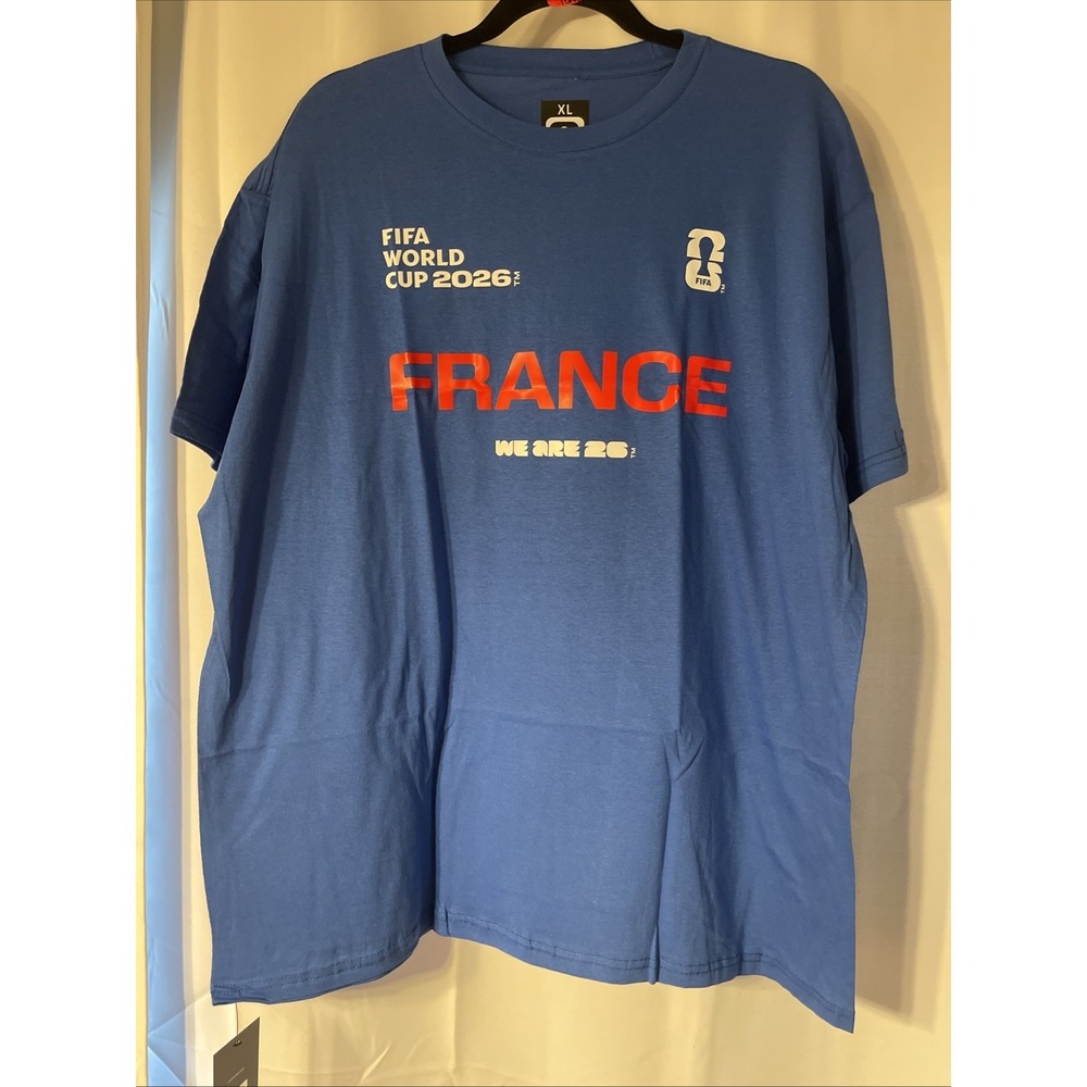 France Soccer Shirt Blue/Red/White FIFA World Cup 2026 Officially Licensed XL